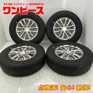 中古タイヤホイールセット 195/80R15 107/105N LT 15×5.5J +42 6穴 PCD139.7 グッドイヤー PRODITA 冬 キャラバン d43