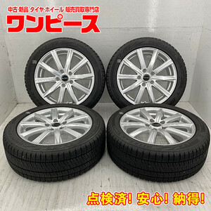 中古タイヤホイールセット 215/50R17 91Q 17インチ 17×7J +53 5穴 PCD114.3 ブリヂストン BALMINUM 冬 ヴォクシー d412