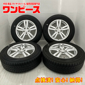 中古タイヤホイールセット 225/65R17 102Q 17インチ 17×7J +48 5穴 PCD114.3 ダンロップ DUFACT 冬 CR-V d417