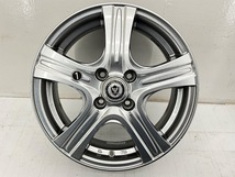 中古アルミホイール 4本セット 15×5.5J +42 4穴 PCD100 15インチ weds VELVA c1168_画像3