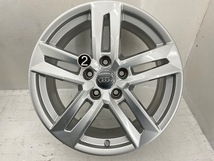 中古アルミホイール 4本セット 17×7J +42 5穴 PCD112 17インチ アウディ純正 Audi c1270_画像4