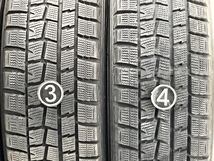 中古タイヤ 4本セット 185/65R15 88Q ダンロップ WINTERMAXX WM01 冬 スタッドレス 185/65/15 イスト b5156_画像4