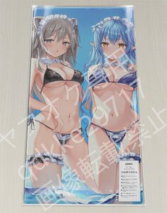 雪花ラミィ&獅白ぼたん/プレイマット＆マウスパッド＆ラバーマット高品質