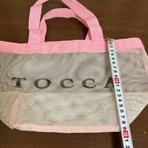 TOCCA メッシュトートバッグ ピンク_画像6