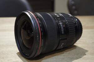 【断捨離/中古品】Canon EF 16-35mm F2.8L USM レンズ EFマウント フード ポーチ付き 実用品【キャノン】