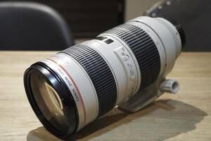 【断捨離/中古品】Canon EF 70-200mm F2.8 L レンズ EFマウント フード ケース付 実用品【キャノン】