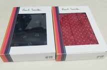 新品 2個セット 送料込み　ポールスミス Paul Smith アンダーウェア 箱付 ブラック　レッド　フラワー　ドット　ハート　トランクス_画像1