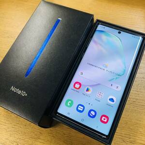 美品 SAMSUNG Galaxy Note10+ 256GB SM-N975C 楽天 判定○ 付属品完備 NN7889