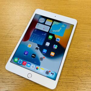 iPad mini4 Wi-Fi+Cellular 128GB シルバー MK772J/A au判定○ SIMフリー NN8350