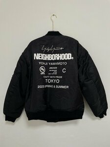 NEIGHBORHOOD ネイバーフッド NEIGHBORHOOD×YOHJI YAMAMOTO ジャケット 上着 ブラック 中古 L GN 1