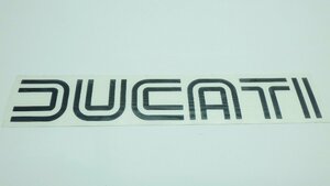 S24■DUCATI 900MHR タンクステッカー black 230mm×40mm 350 500Twin 1000MHR ベベル