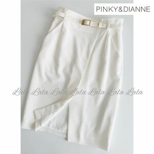 PINKY&DIANNE Pinky & Diane skirt tight skirt belt white lady's bottom 