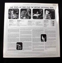 ●UK-Sanctuaryオリジナル””’01年稀少アナログ,180g,3LP!!”” The Who / Live At The Isle Of Wight Festival 1970_画像2