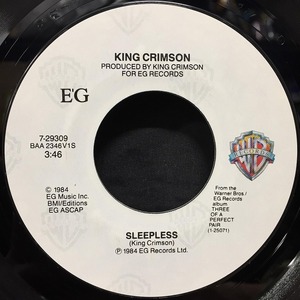 KING CRIMSON / SLEEPLESS (US-ORIGINAL)