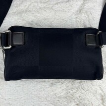 1円~ 極美品 ルイヴィトン LOUISVUITTON ウエストバッグ ウエストポーチ ボディバッグ キャンバス レザー ダミエジェアン アクロバット 黒_画像2