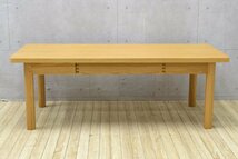 W332■ミサワ■UNICO ウニコ■CRAFF low table クラフ ローテーブル W1100■センターテーブル■オーク材_画像1