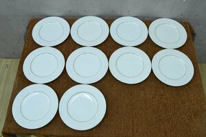 C794■Noritake BONE CHINA■ノリタケ　プレート10客セット■直径φ28ｃｍ■業務用洋食器■ホテル・結婚式場・レストラン・ペンション