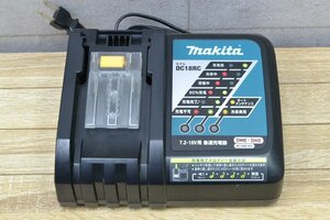 E184■現状品■makita マキタ■急速充電器■DC18RC■AC100V 7.2-18V用 バッテリー充電器