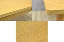 W332■ミサワ■UNICO ウニコ■CRAFF low table クラフ ローテーブル W1100■センターテーブル■オーク材_画像8