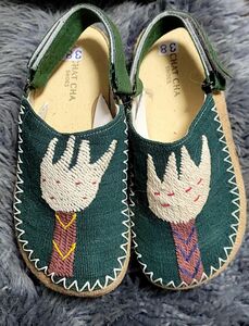 ナガ族 刺繍靴 24cm 日本未発売