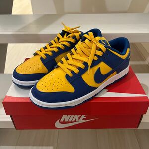 NIKE DUNK LOW 26.5cm ミシガン 試着程度の超美品 国内黒タグ付き