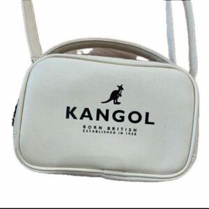 KANGOL カンゴール　お財布ハンドバッグ　ショルダー バッグ　ホワイト系