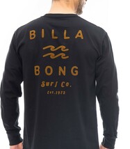 【SALE】★送料無料★2023秋冬 新品【BILLABONG/ビラボン】ONE TIME ロンＴ BLK メンズXL BD012-050_画像1