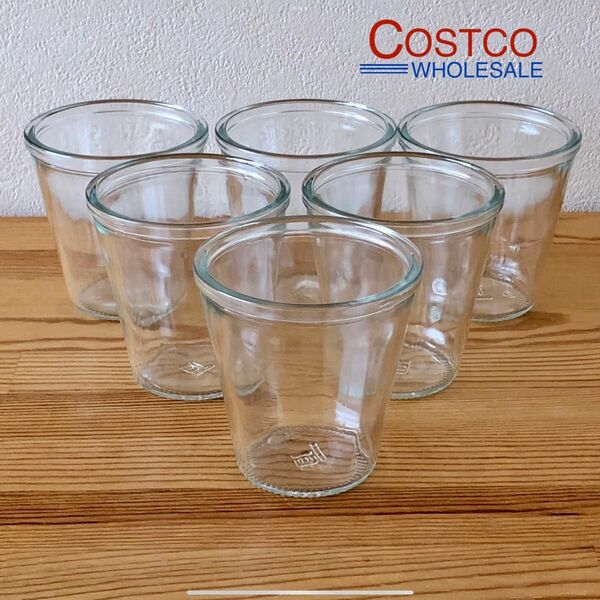 「ふくまる様用」コストコ　ガラスコップ（ティラミスカップ）6個セット