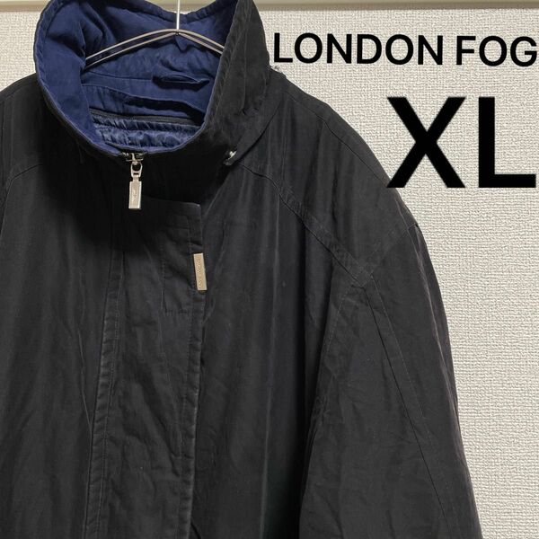 LONDON FOG ロンドンフォグ　モッズコート　黒　ビックシルエット