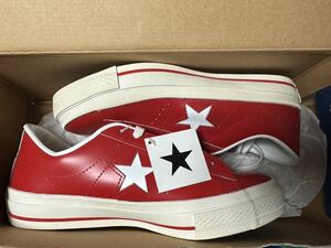  made in Japan Converse one Star red × white 25 centimeter new goods 
