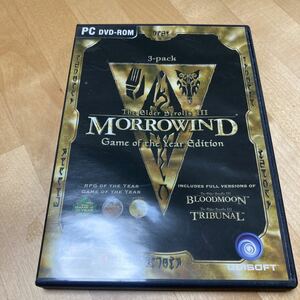 23-0186F ジャンク The Elder Scrolls III: Morrowind Game of the Year Edition windows98/ME/2000