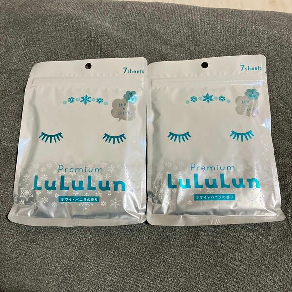 Premium LuLuLun ホワイトバニラの香り　冬下限定　　2袋　（1袋7枚入り）