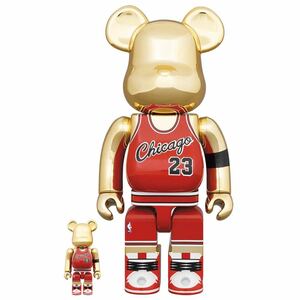 一円スタートBE@RBRICK ・Michael Jordan・1985 ROOKIE JERSEY 100％ & 400％メディコムトイ ベアブリックMEDICOM 