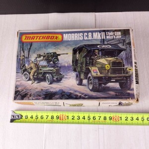 3F8 未組立 プラモデル マッチボックス 1/76 40172 MATCHBOX MORRIS C.8.MKII 17PDR GUN WILLYS JEEP