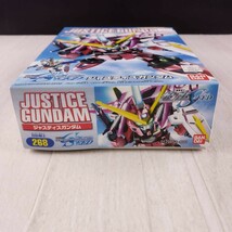 3G2 未組立 プラモデル バンダイ No.268 ジャスティスガンダム 「SDガンダム BB戦士 機動戦士ガンダムSEED」_画像5