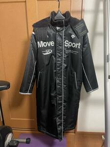 格安出品　デサント　長めのベンチコート　ムーブスポーツ　MoveSport メンズ　O