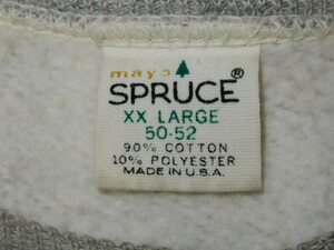 60's 超 BIG SIZE 【 SPRUCE XXL 】スプルース SWEAT スウェット 杢 ビンテージ オリジナル (検 501XX 506XX チャンピオン リーバイス 50's