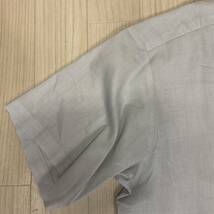X333 VILLAND しまむら メンズ トップス ワイシャツ 半袖 クリーニングタグ付き XL ホワイト 白 綿素材含 オフィススタイリッシュルック_画像9