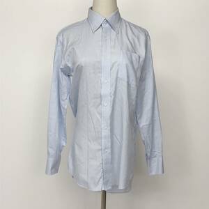 X340 BRICK HOUSE ブリックハウス メンズ トップス ワイシャツ 長袖 Mサイズ 水色 綿100% コットン 春夏 オフィススタイリッシュルック