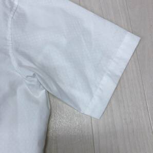 X348 hiromichinakano ヒロミチナカノ メンズ トップス シャツ 半袖 ホワイト 白 綿素材含 シンプル 上品 オフィススタイリッシュルックの画像8