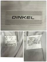 X330 DINKEL メンズ トップス ワイシャツ 長袖 M ホワイト 白 ストライプ 綿素材含 オフィスカジュアル オフィススタイリッシュルック_画像10