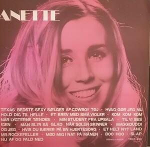 北欧　1970 デンマークポップシンガー　Anette アネット