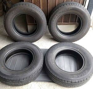 ☆美品 195/80R15 4本セット 2022・2020年製 ダンロップ DUNLOP ENASAVE VBN01 ハイエース キャラバン