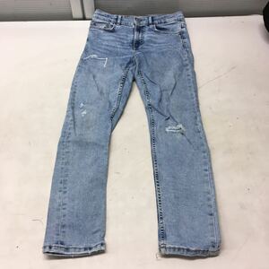 送料無料★ZARA ザラ★デニムパンツ　ダメージデニムパンツ★キッズ　子供　11-12 152㎝（150-155）#60116sjj16