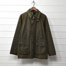 barbour バブアー SL BEDALE WASHED オイルジャケット ビデイル ウォッシュ カーキ 38｜23l2563_画像1