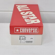 未使用 コンバース ALL STAR CANVAS スニーカー 23.5 ブラック CONVERSE ｜24a0807_画像9