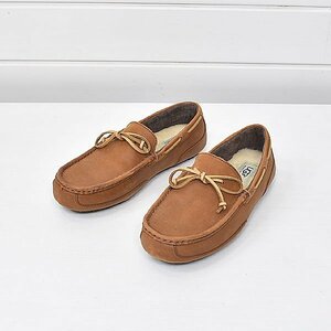 アグオーストラリア CHESTER ムートン モカシン シューズ 26 キャメル UGG australia｜24a0804