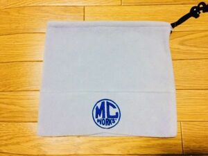 【激レア】MC WORKS ネックウォーマー　グレー×ネイビー　丸ロゴ　検/MCWロゴ SEVEN MILES SLOW HAND 限定品