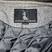 HYSTERIC GLAMOUR ヒステリックグラマー　レザースリーブ　2way N-2B フライトジャケット　スタジャン　ライダースジャケット　Ｍ_画像6