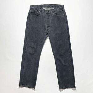 ハチマル♪ゴールデンサイズ 80s USA製 Levis 501 黒 W36L30 ビンテージ 先染め リーバイス 501-0658 ブラック ブラウン脇割り